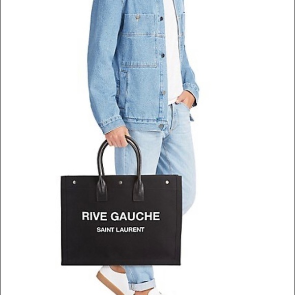 SAINT Laurent Rive Gauche Tote Like New with Dustbag - Picture 7 of 11